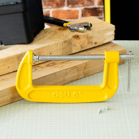 Струбцина DELI DL-G206 высота зажима 150мм, глубина зажима 95мм 104573