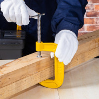 Струбцина DELI DL-G206 высота зажима 150мм, глубина зажима 95мм 104573