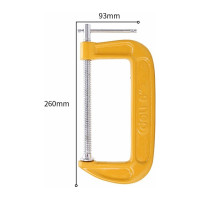 Струбцина DELI DL-G206 высота зажима 150мм, глубина зажима 95мм 104573