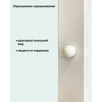 Шведская стенка Barfits турник рукоход, брусья\пресс\стойка, скамья, белая 4607120459436
