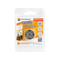 Неодимовый магнит диск Forceberg 25x3 мм, 2шт 9-1212400-002