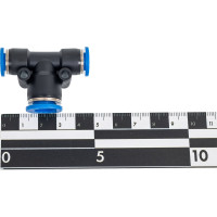 Тройник цанговый T-образный соединительный (8-8-10 мм) SHPI PGT 0810