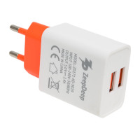 Зарядное устройство ZeepDeep EnergyPlug 2 USB X 2.4A 802075