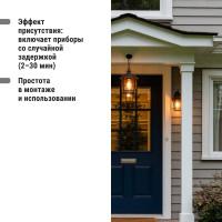 Розеточный таймер TDM ELECTRIC ТРЭ-03-1мин/7дн-10on/off-2х8А-2р недельный, 2 розетки SQ1506-0006