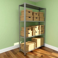 Стеллаж IRONMEBEL Optimus Standart h-1900, 4 полки 1000x400 M-СУС1900x1000x400