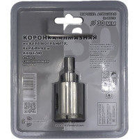 Коронка алмазная по керамике и кафелю с центрирующим сверлом TRIO-DIAMOND 30 мм 400030