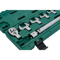 Динамометрический ключ Jonnesway T30200NS 1/2"DR со сменными рожковыми насадками 13-30 мм и приводом, 40-200 Нм 49853 049853