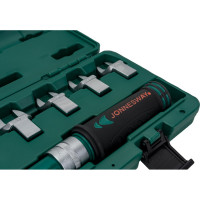 Динамометрический ключ Jonnesway T30200NS 1/2"DR со сменными рожковыми насадками 13-30 мм и приводом, 40-200 Нм 49853 049853