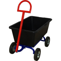 Тележка дворника и садовника с поворотной осью RUSKLAD ТДС П с пневматическими колёсами d200мм ТДС П пневмо 200