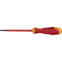 Диэлектрическая отвертка Felo Ergonic 3,5х0,6х100 плоская шлицевая 41303590