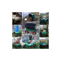 Откидная тележка с корытом 2в1 SADOVODCART SAD44101