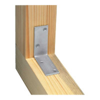 Уголок для балки ALBERTS оцинкованный 100х100х40х4мм, 333508