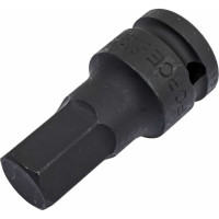 Ударная цельная головка-бита 6 гранная, 1/2", 17 мм FORCE 24406017
