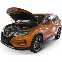 Газовые упоры капота АвтоУпор для Nissan X-Trail T32 2015-2018 2018-н.в., 2 шт., UNIXTR021