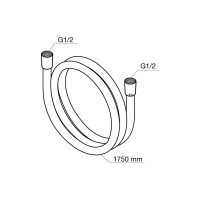 Душевой шланг AM.PM 1750 мм F0400164