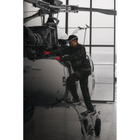 Защитная каскетка Delta Plus AIR COLTAN черная/красная, козырек 70мм COLTAAINOLG