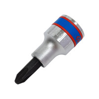 Насадка бита торцевая Phillips (1/2"; PH3; 60 мм) KING TONY 402103