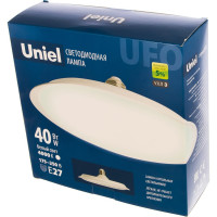 Светодиодная лампа Uniel Форма UFO, матовая LED-U220-40W/4000K/E27/FR PLU01WH UL-00004574