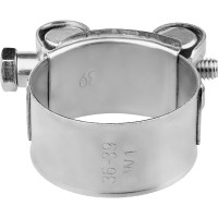 Силовой оцинкованный хомут Masterprof 36-39 мм ИС.140806