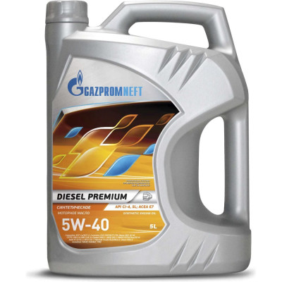 Масло GAZPROMNEFT Diesel Premium 5W-40 5л 2389907651