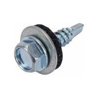 Саморез с шайбой EPDM BEFAST 4.8х19, уменьш. Сверло, 700 шт SS48019700S