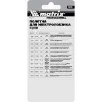 Полотна для электролобзика по дереву T101BR (75 мм; 2.5 мм; 3 шт.) MATRIX 78203