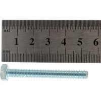 Болт Стройметиз М6х50 DIN 933, класс прочности 8.8, цинк уп. 40 шт. 3021284