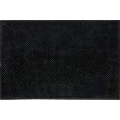 Придверный коврик VORTEX 40х60 см, черный, следы 22462