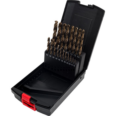 Набор сверл по металлу Wurth DIN338 HSCO 19 штук WR 1617400001092 1