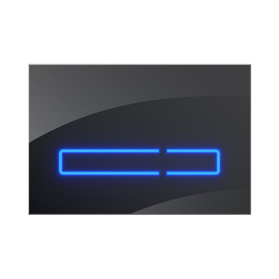 Клавиша для инсталляции AM.PM Touch Pro сенсорная, стекло, черный I0450A38