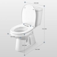 Унитаз-компакт Santek АНИМО 1.WH30.2.133, 00000048139 1WH302133