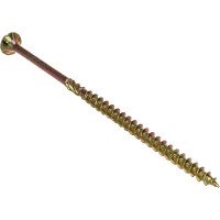 Саморез по дереву HIMTEX проф. желт. потай Torx 25 5x120 100 шт. 05120Fh