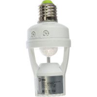 Датчик движения ЭРА MD 015 белый E27 60Вт 360гр 6м IP2 Б0043792