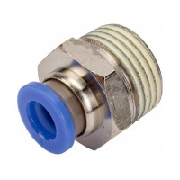 Фитинг для пластиковых трубок (6 мм; 3/8М) ROCKFORCE RF-SPC06-03(2093)