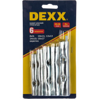 Набор трубчатых ключей DEXX 6 -17 мм, 6 предметов 27192-H6