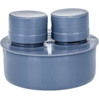 Канализационный аэратор RTP 110, вакуумный клапан, серый 36293