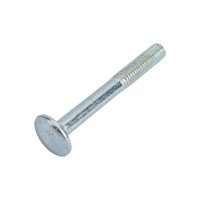 Мебельный болт с усом Element DIN 607 6x50 белый цинк 40 шт 244320