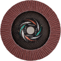 Круг лепестковый торцевой конический КЛТ2 (180х22 мм; А 40; 14А 40/Р40) ЛУГА 4603347277683