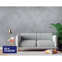 Жидкие обои Absolute Стальной серый 833 гр Silkplaster A308