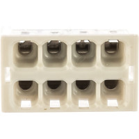 Клемма ЭРА, NO-22439, СМК, компактная, с пастой, серии 248, 8 отверстий, 0,5-2,5 мм2, Б0043957