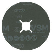 Круг фибровый XF733 (1 шт, 125x22 мм, P60) VSM 004976