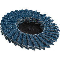 Круг лепестковый торцевой по металлу (50х22 мм; Р40; крепление Roloc) Русский Мастер РМ-70228