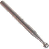 Борфреза твердосплавная сферическая с двойной насечкой (3х3 мм; хвостовик 3 мм) ПНЕВМО-ТРЕЙД D0303-M03