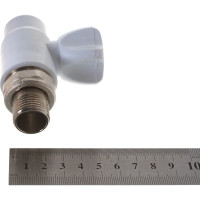 Шаровый кран для радиатора КРОСС PPRC с американкой, прямой 20-1/2 нар 60155