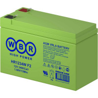 Аккумулятор для ИБП WBR HR1234W F2 12В, 9 Ач УТ-00000256