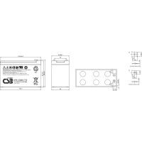 Аккумулятор для ИБП CSB UPS123607 F2 УТ-00000159