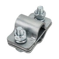 Соединительный зажим EZETEK пруток — стержень 16мм параллельный, оцинковка 90550