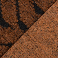 Коврик SUNSTEP Fusion 40х60 см, на клеевой подложке, коричневый/серый 37-101