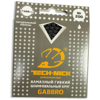 Круг алмазный гибкий шлифовальный АГШК GABBRO (100x2.5 мм; Р200) TECH-NICK 128.120.6728