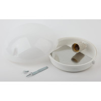 Антивандальный светильник ЭРА НБП 0660012 Сириус IP54, E27, max 60Вт, D220, КРУГ, матовый, 5/175 Б0048410